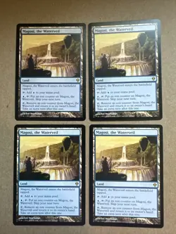 Magosi The Waterveil x4 Zendikar Ex Condition See Pic Front Back - Image 1