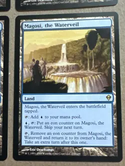 Magosi The Waterveil x4 Zendikar Ex Condition See Pic Front Back - Image 5