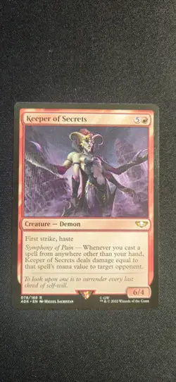 Keeper Of Secrets MTG War Hammer 40K non foil Near Mint - Image 1