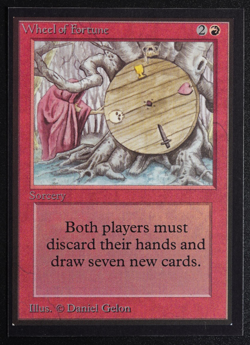 Wheel of Fortune Magic Card International Collectors' Edition ICE MTG - Image 1