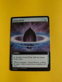 Lotus Petal Artifact Baa BoonU MTG Card. Altered Art. Not Real as pictured. - Image 1