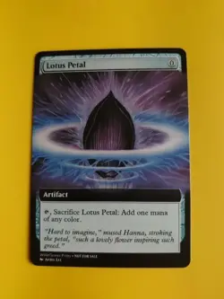 Lotus Petal Artifact Baa BoonU MTG Card. Altered Art. Not Real as pictured. - Image 2