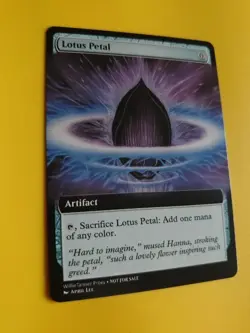 Lotus Petal Artifact Baa BoonU MTG Card. Altered Art. Not Real as pictured. - Image 3