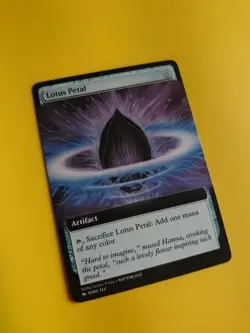 Lotus Petal Artifact Baa BoonU MTG Card. Altered Art. Not Real as pictured. - Image 5