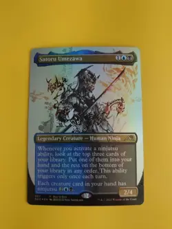 Satoru Umezawa. NEO 507 FOIL Rare human Ninja MTG Card. - Image 1