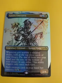 Satoru Umezawa. NEO 507 FOIL Rare human Ninja MTG Card. - Image 2