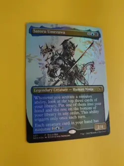 Satoru Umezawa. NEO 507 FOIL Rare human Ninja MTG Card. - Image 3
