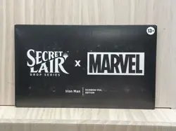Magic the Gathering MTG Secret Lair X Marvel Iron Man Rainbow Foil Sealed - Image 1