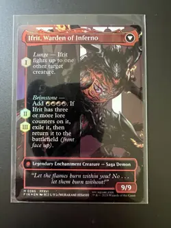 Clive, Ifrit's Dominant (0385) (Borderless) Final Fantasy Foil - Image 2