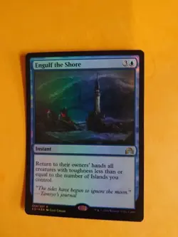 Engulf the Shore. Instant Magic the Gathering Card. Shadows over Innistrad. foil - Image 1