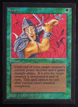 Berserk Magic Card International Collectors' Edition ICE MTG - Image 1