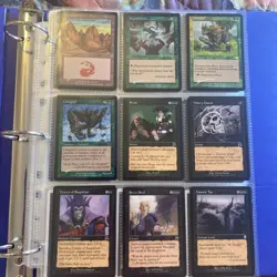 194 card lot of MTG Wizards of The Coast Vintage Collection 1993-2003, 4 foils - Image 1