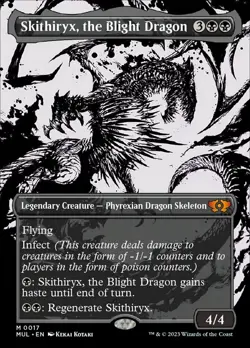 MTG Skithiryx, the Blight Dragon, NM-Mint, English March of the Machine: Multive - Image 1