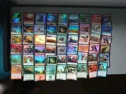 54 Ninth Edition MTG Foil Cards Only Lot. Inc Tree Monkey, Basic Lands, As Show - Image 1