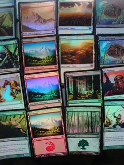 54 Ninth Edition MTG Foil Cards Only Lot. Inc Tree Monkey, Basic Lands, As Show - Image 5