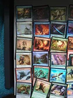 74 Mixed MTG Foil Cards Only Lot Inc Sepfoil3 RTR,Ktk,Nyx,Many Basic land - Image 2
