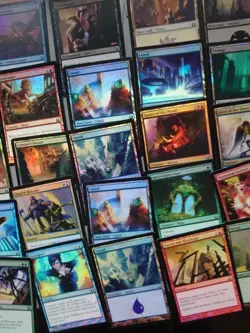74 Mixed MTG Foil Cards Only Lot Inc Sepfoil3 RTR,Ktk,Nyx,Many Basic land - Image 5