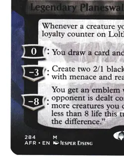 Magic The Gathering - Forgotten Realms AFR 2021 - #284 Lolth, Spider Queen NM x1 - Image 4