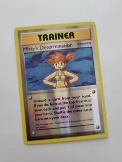 Pokemon Misty's Determination Reverse Holo 80/108 XY Evolutions 2016 Trainer TCG - Image 1