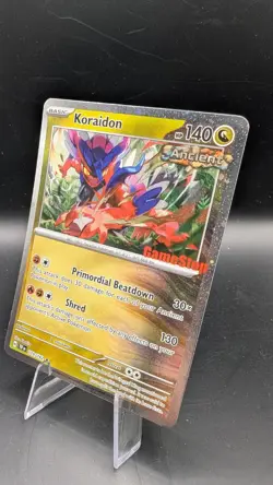 Koraidon 119/162 Gamestop Stamped Promo Cosmos Holo Pokemon - Image 2