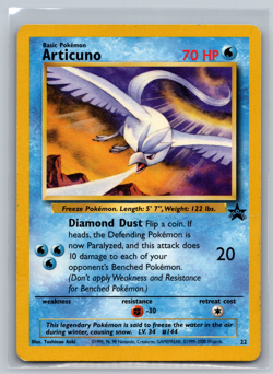 Articuno -Black Star Promo #22- WOTC - Pokemon TCG - HP - Image 1