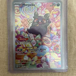 Pokemon TCG Morpeko Paradox Rift 206/182 Illustration Rare Full Art SV Holo - Image 1