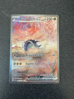 2023 Pokemon TCG Great Tusk EX 246/198 SV01 Special Illustration Rare - Image 1