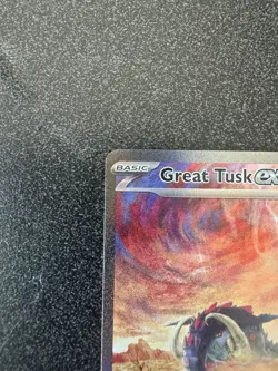 2023 Pokemon TCG Great Tusk EX 246/198 SV01 Special Illustration Rare - Image 2