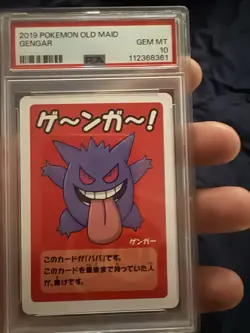 2019 Official Pokemon Old Maid Gengar PSA 10 - Image 1