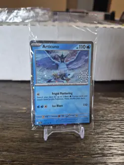 Articuno 032/159 2025 Holiday Calendar Holo SEALED Pokemon TCG Snowflake Stamped - Image 1