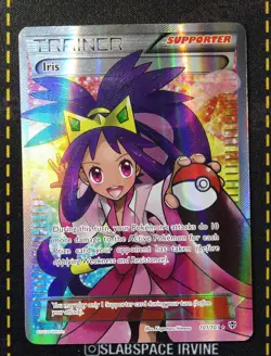 2013 POKEMON BLACK & WHITE PLASMA BLAST #101/101 IRIS FULL ART - Image 1