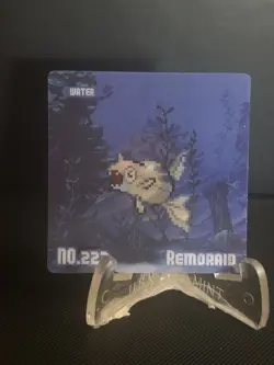 Pokemon Eif origin Gameboy Lenticular Remoraid/Octillery #FF - Image 1