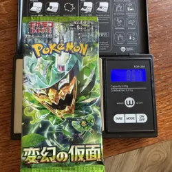 Heavy 8.67g Pokemon Sealed Mask Of Change Japanese Booster Pack - Image 1