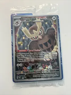 SEALED Noctowl SVP 141 Black Star Promo Stellar Crown Pokemon TCG - Image 1