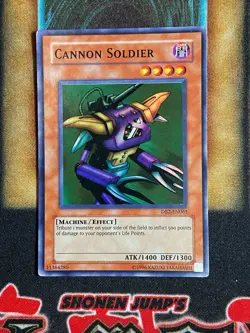 Yugioh Cannon Soldier DB2-EN061 Super Rare MP - Image 1