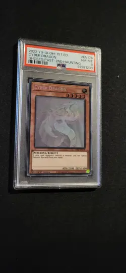 YU-GI-OH! 2022 GFP2-GHOSTS FROM THE PAST CYBER DRAGON GHOSTS Rare Englisch PSA 8 - Image 1