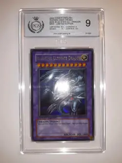 Yu-Gi-Oh Blue Eyes Ultimate Dragon JMP-EN005 Ultra Rare PGS 9 - Image 1