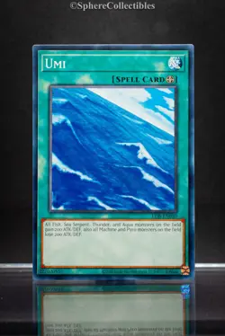 Yugioh! Umi - LOB-EN050 - Common - Unlimited 25th Anniversary Edition Near Mint, - Image 1