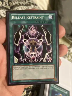 YuGiOh Legendary Collection 4: Joey's World Common Release Restraint LCJW-EN069 - Image 1