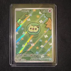 Pokemon TCG: S&V Black Bolt - Solosis Illustration Rare Holo Card 118/086 - Image 1