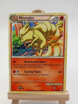 Ninetales 20/95 - HS Unleashed - Rare Regular LP Pokemon Card, 2010 - Image 1