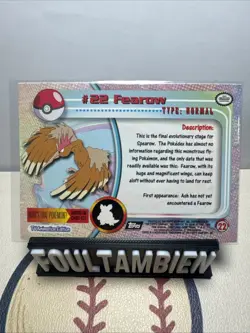 Topps Pokemon Tv Animation Fearow Foil Card - Image 2