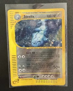 Steelix H23/H32 Holo-Pokemon TCG: E-series Aquapolis Holo Card MP - Image 2