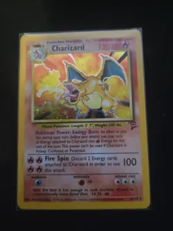 Rare Holographic Charizard Pokemon Card, 2nd Edition (Mint Condition) - Image 1