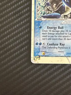 Pokemon TCG Lapras EX Holo Damage Card 99/109 Ruby and Sapphire - Image 5
