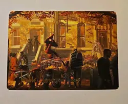 Friendly Neighborhood Art Card #2/54 MTG Spider-Man Gold Stamped Signature - Image 1
