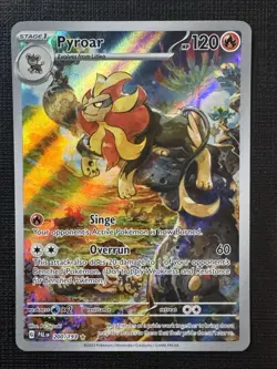 Pokemon TCG Pyroar Card Sv02: Paldea Evolved, Illustration Rare, 200/193 NM Cond - Image 1