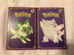 2023 McDonald's Pokemon TCG Card Packs, Game, Stickers 8-10 Lot of TWO - Image 1