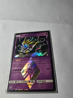 Pokemon TCG Giratina Prism Star Holo Card 58/156 SM Ultra Prism NM - Image 1