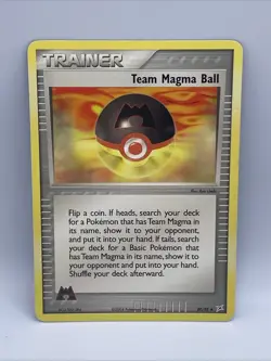 Pokemon Card - Team Magma Ball 80/95 - Uncommon - EX Team Magma vs Team Aqua - Image 1